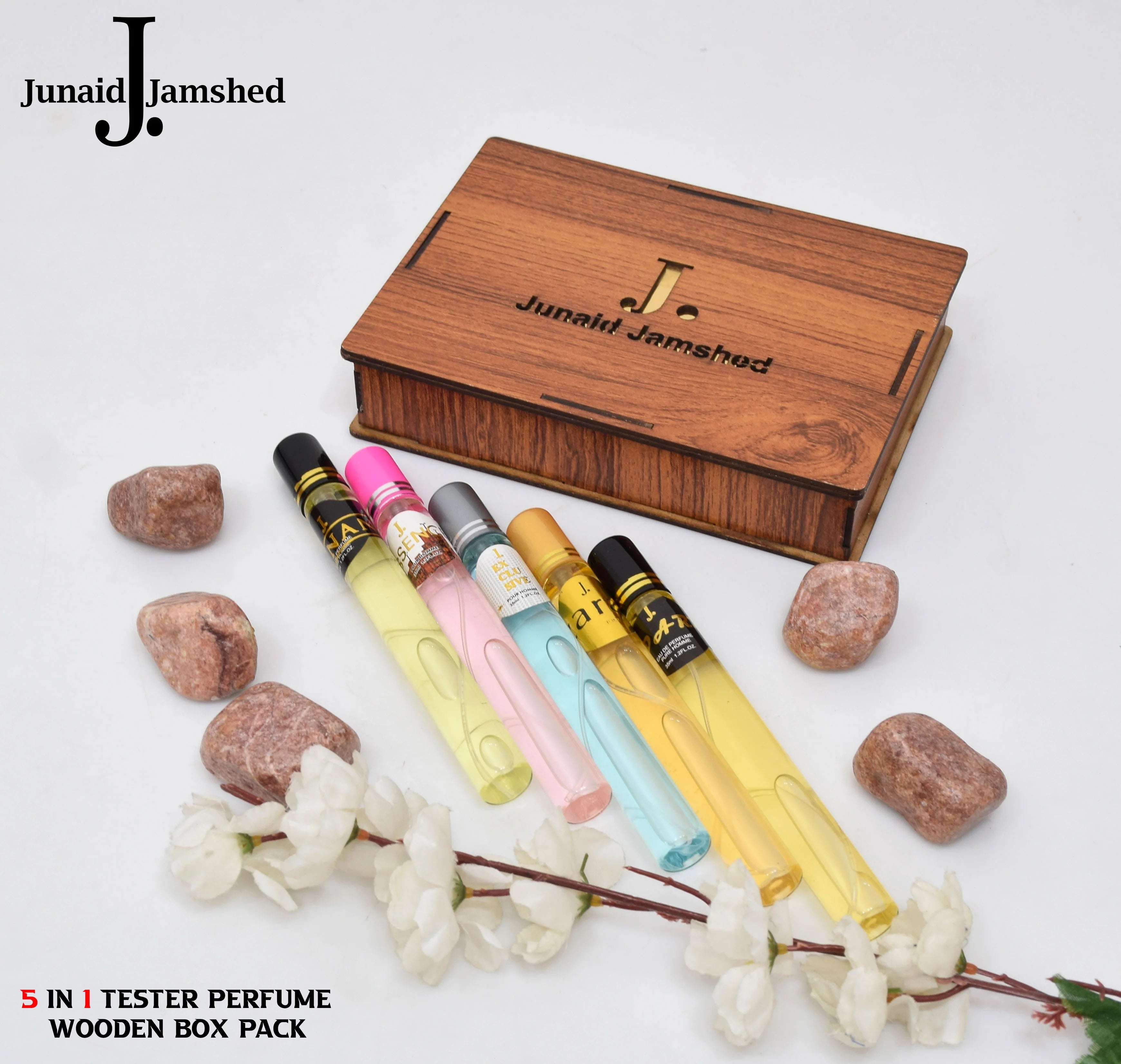 j.5 IN 1 WODEN GIFT BOX PERFUME