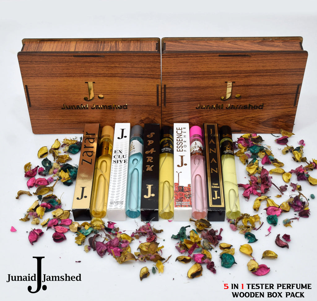 j.5 IN 1 WODEN GIFT BOX PERFUME